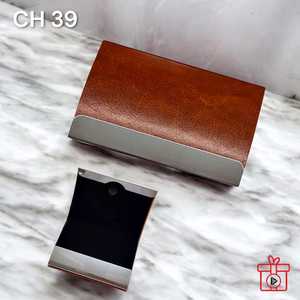 Wholesale Personalized Business <b>Card</b> Holder Leather Aluminum Metal Name <b>Card</b> case Box for Men Woman Affordable Price - Product Image 4