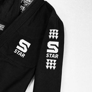 Uniforme de Jiu-Jitsu Brasileño (BJJ) Star Sports, 450 GSM, Algodón Reforzado, Aprobado por la IBJJF, Tela Preencogida, Logotipo Personalizado, Proveedor - Product Image 3