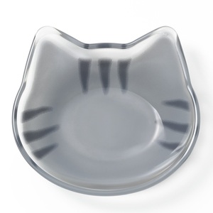 Petite assiette coconeco, fabriquée au Japon, adorable assiette en forme de chat, verre soda, maison, bureau, café, pause thé - Product Image 4