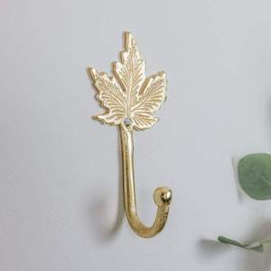 Durable brass wall coat <b>hook</b> suitable for maintaining tidy entryways and organized living environments with ease - Product Image 5