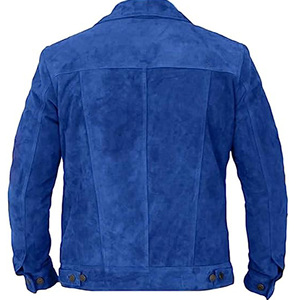 Men'sTop Quality Premium Leather Trucker <b>Jacket</b> <b>Suede</b> Leather Premium Soft Touch Fully Lined Black <b>Suede</b> Jeans Style <b>Jacket</b> - Product Image 6