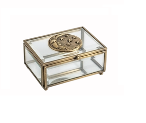 Square Shape Jewelry Box Display Case With Lid Small <b>Large</b> Cube Square Glass Photo Jewelry Product Display Box - Product Image 6