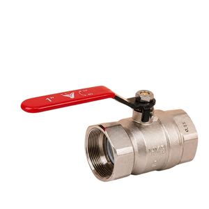 Vanne à boisseau sphérique forgée en laiton 50 mm (2 pouces) robuste à quart de tour pour l'arrêt, le contrôle du débit d'eau, d'huile et de gaz dans les applications de plomberie, de chauffage et industrielles - Product Image 3