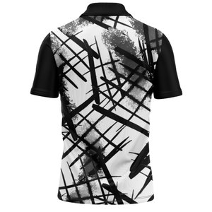 Polo personnalisé avec logo brodé, sublimation, boutons, manches courtes, polo de golf, t-shirt polo pour homme - Product Image 2