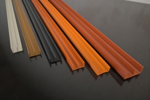 PVC E Channel Profile for Glass Fixing in Furniture Cabinet <b>Door</b> <b>Frame</b> Railing Plastic Glass Holder Strip Extrusion Profile - Product Image 4