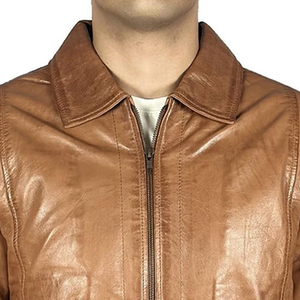 <b>High</b> Quality Customizable Design Latest Style Men <b>Leather</b> Jackets Long Sleeve Casual Winter Fashion Outerwear <b>Leather</b> Jackets - Product Image 4