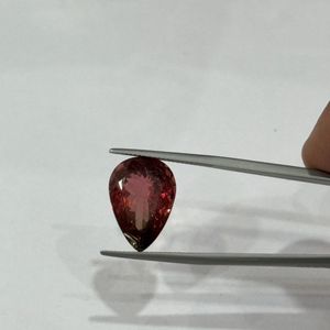 Pendentif en tourmaline rose naturelle taille poire 12 carats, pierre précieuse en vrac, qualité AAAA, forme goutte d'eau, provenance Madagascar, qualité bijoux fins, vente en gros - Product Image 4