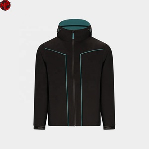Veste de pluie imperméable, coupe-vent et respirante à capuche pour homme Hexaplus Industries, séchage rapide, coque en polyester/nylon - Product Image 1