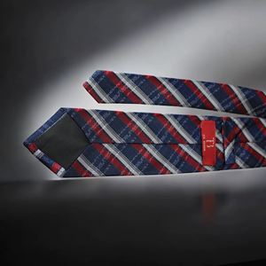 Corbata Benon Premium Azul 100% Seda, Casual y Formal |   Corbata Elegante para Negocios y Bodas, Diseño Clásico a Cuadros, Ecológica - Product Image 1