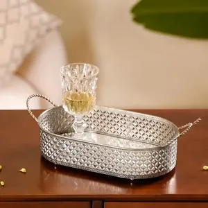 Royal Petal Design Chafing Dish Cream and Gold Finish Round Buffet Warmer <b>Wire</b> Pedestal Stand <b>For</b> Professional Catering - Product Image 4