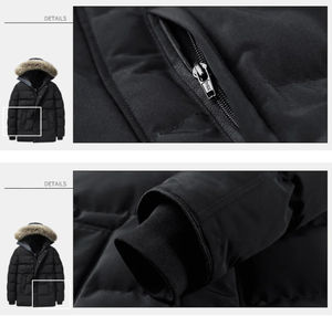 Parka pour homme tendance, confortable et respirante, en vente en ligne, parka d'hiver épaisse et chaude pour homme avec manches longues - Product Image 6