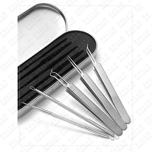 Kit de Extracción de Acné y Puntos Negros de Acero Inoxidable de 5 Piezas – Agujas de Lanceta y Pinzas de Doble Punta para Eliminación Facial - Product Image 5