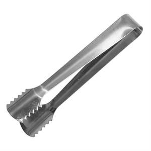 Pinzas para Cubitos de Hielo de Acero Inoxidable Plateadas en Plata, Hechas a Mano, Accesorios de Cocina y Bar, Pinzas para Cubitos de Hielo y Azúcar de Acero Inoxidable - Product Image 1