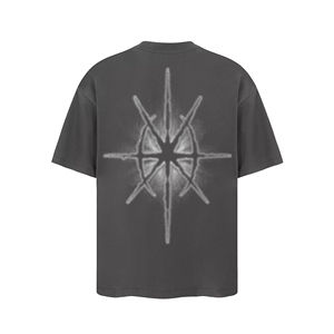 เสื้อยืดโอเวอร์ไซส์คุณภาพสูงสำหรับผู้ชาย พิมพ์ลายกราฟิกสไตล์วินเทจ กอธิค เท่ๆ สตรีทแวร์ ผ้าฝ้าย 100% ทรงไหล่ตก - Product Image 6