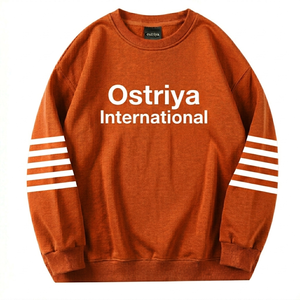 Sweat-shirt Ostriya Intl 2026 pour femme, col roulé, léger, respirant, en molleton 100% coton, brodé, à épaules tombantes - Product Image 6