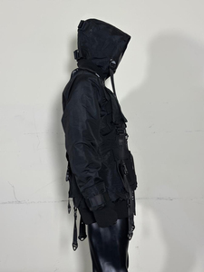 <b>men</b> techwear <b>jacket</b> with durable stitching and strong zipper closure for long term use <b>mens</b> techwear <b>jacket</b> with minimal design - Product Image 3