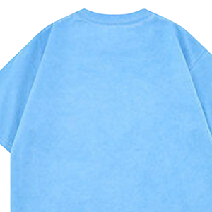 T-shirt Oversize Vintage Délavé à l'Acide, Manches Courtes, Col Rond, 220g, en Polyester/Coton, Style Streetwear, avec Logo Personnalisé sur le Devant - Product Image 5