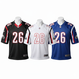 Maillot de football NFL, tissu à séchage rapide, entièrement personnalisable, maillot de football américain pour hommes en gros, imprimé par sublimation - Product Image 4