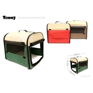 Bolsa de viaje para mascotas Yommy 60x50x46cm, transportín plegable para perros y gatos - Product Image 2