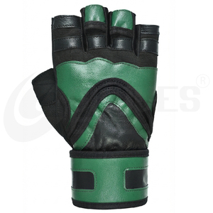 Own Newly Made Designed Non Slip PU Half Finger Lightweight Breathable Unisex <b>Weight</b> Lifting Gym <b>Gloves</b> with Buckle Closure - Product Image 5