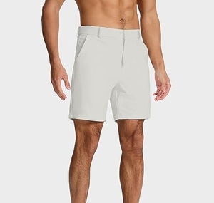 New Design Plus Size <b>White</b> Solid Color <b>Chino</b> <b>Shorts</b> Cotton Summer Men's High Quality Fabric Quick Dry Breathable Custom Logo - Product Image 1