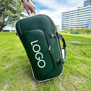 Bolsa de Golf Portátil al por Mayor, de Cuero PU, Impermeable, con Cierre de Cremallera, Tipo Boston, en Stock - Product Image 5