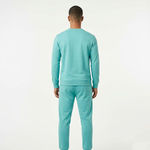 Conjunto Deportivo Hawk Eye para Hombre, Sudadera con Capucha y Botones, Pantalones de Felpa Delgada, Transpirable, Antibacterial, Poliéster/Algodón - Product Image 5