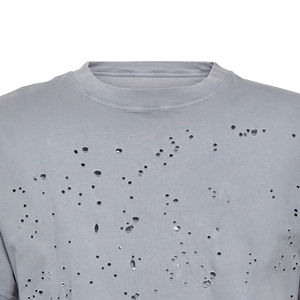 เสื้อยืดคอกลมแขนสั้นผู้ชาย พิมพ์ลายโลโก้ตามสั่ง ผ้าฝ้าย 100% ระบายอากาศได้ดี ลายเรียบ พิมพ์ลายตามต้องการ ทรงปกติ - Product Image 6