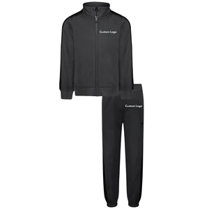 Conjunto Deportivo de Invierno para Hombre OEM |   Conjunto de Punto Casual con Bordado 3D de Diseño Personalizado, 100% Algodón, Color Sólido, Talla Grande, con Cierre - Product Image 2