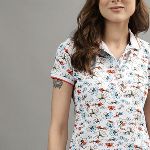 OEM Services Polo Shirt Best Material Lightweight Women Polo Shirts Wholesale High Quality Women Casual Sublimation Polo Shirts - Product Image 4