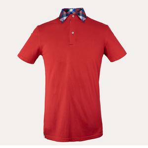 Logotipo personalizado listo para enviar Botón bordado Alta calidad Quindi Dry 4 vías Estiramiento Floral Golf para Polo Estampado corto - Product Image 1