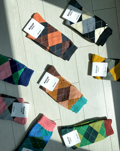 Chaussettes classiques en coton peigné Agyle pour femmes, mélange de coton respirant, usage quotidien, style régulier, toutes saisons - Product Image 6