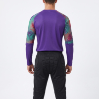 Seragam Kiper Desain Empuk Paling Diminati, Set Jersey Lengan Panjang & Celana Panjang Setinggi Mata Kaki Untuk Unisex