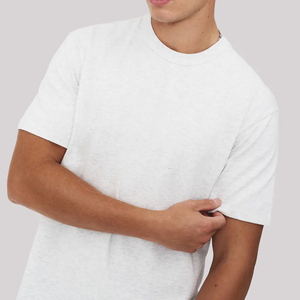 <b>Cheap</b> Price Custom LOGO Printing Plain Solid Color <b>White</b> T <b>Shirts</b> for Men Wholesale Custom Fabric Best Quality - Product Image 6