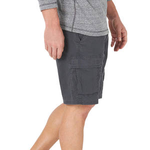 Pantalones Cortos de Trabajo para Hombre, 100% Algodón, con Cierre de Cremallera y Botones, Diseño Sólido, para Trabajo o Estilo Casual Urbano - Product Image 3