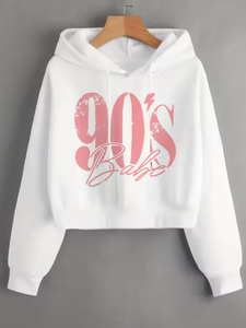 Sudadera Corta Estilo Gótico Y2K de los 90, para Otoño e Invierno, con Bordado 3D, Estilo Casual - Product Image 2