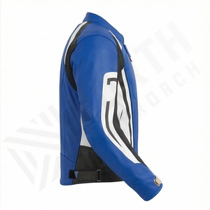 Chaqueta de Motociclista de Cuero Genuino para Hombre de la Mejor Calidad, Nueva Colección de Invierno, Chaquetas de Motocicleta con Protecciones Desmontables Personalizadas - Product Image 3