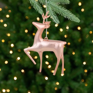 Adorno colgante de metal para árbol de Navidad, decoración para fiestas en casa, accesorios de regalo de temporada - Product Image 6
