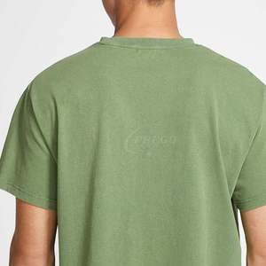 T-shirt brodé unisexe, prix raisonnable, meilleur design, grande taille, couleur unie, t-shirt brodé pour homme - Product Image 4