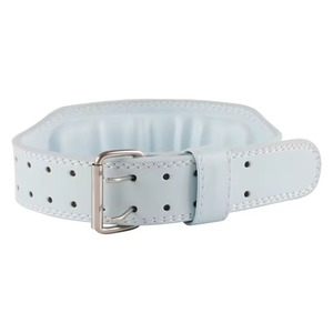 <b>Men's</b> Weightlifting <b>Belt</b> Cowhide Material Non-Slip Buckle Closure Adjustable Lumbar Support <b>for</b> <b>Gym</b> Bodybuilding Fitness - Product Image 6