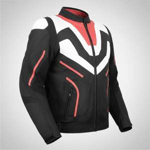 Veste de moto en cuir haute technologie, sur mesure, unisexe, grande taille, nouvelle arrivée, best-seller, imperméable et respirante - Product Image 4