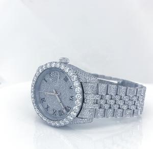 Brand New High Quality Iced Out 2024 Arrival Luxury Gold Silver Customized Hip Hop <b>Men</b> Moissanite Diamond <b>Wrist</b> <b>Watch</b> - Product Image 6