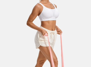JDB INDUSTRIES - Sujetador Deportivo de Yoga para Mujer, Transpirable, de Secado Rápido, con Logotipo Frontal Simple, de Alta Sujeción, Spandex/Poliéster, Hecho en Pakistán - Product Image 4