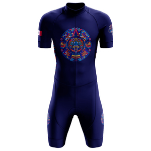 Conjunto de Uniforme de Ciclismo Sublimado Personalizado OEM con Protección UV, Jersey de Ciclismo de Manga Corta, Conjunto de Jersey de Ciclismo de Verano, Tejido Transpirable - Product Image 1