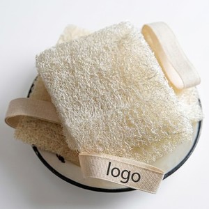 Éponge de cuisine biodégradable à base de plantes, tampon de nettoyage en fibre naturelle de loofah, réutilisable pour les tâches ménagères - Product Image 3