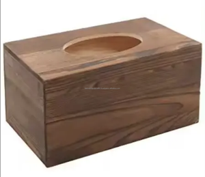 Boîte à mouchoirs de style nouveau en bois pour table basse, boîte de rangement pour serviettes en papier pour hôtel - Product Image 2