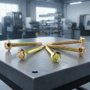 Vis à tête hexagonale PDC, classe 8, en acier au carbone galvanisé, phosphate de zinc, filetage standard, pouces - Product Image 1