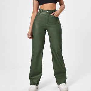 Pantalones de Cuero Tejidos a Mano para Mujer 2026, Pantalones de Cuero Genuino - Product Image 5