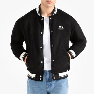 Chaqueta de invierno estilo Letterman para hombre, moda urbana, diseño cómodo e informal, ideal para viajes, uso diario y looks modernos. - Product Image 1