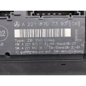 Módulo de Control para Clase S 2009-2013, Usado, OEM A2218707393 - Product Image 5